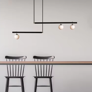 Zeal Lighting โคมไฟเหล็กสีดำสำหรับห้องรับประทานอาหารสีทองโคมไฟระย้าแบบนอร์ดิก - Product Image 4