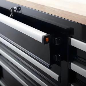 Heavy Duty Metal Multifunctional 4-Wheel Rolling <b>Tool</b> Cart with Drawers for Salon Industrial and Workshop Storage Use - Product Image 3