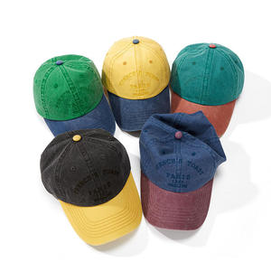 कस्टम नई प्रवृत्ति बेसबॉल टोपी 2026 वसंत नया रेट्रो रंग ब्लॉक पुरुषों के लिए महिलाओं बहुमुखी बड़े सिर के लिए - Product Image 2