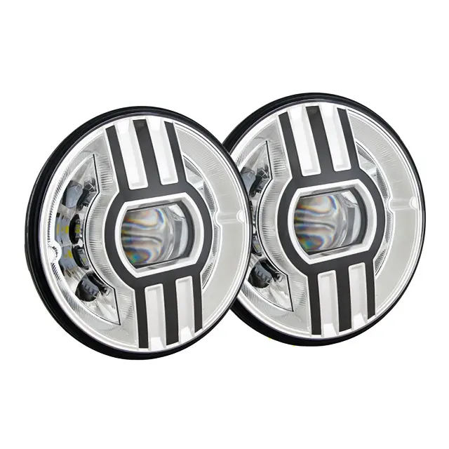 LED פנסים עבור CarsTuff בתוספת גבוהה קרן 7 אינץ עגול אטום קרן LED אור מנורת 4x4 Offroad LED פנס לאופנוע