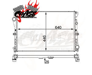 Radiateur de <span class=keywords><strong>voiture</strong></span> automatique de système de refroidissement adapté pour mercedes-benz C300 C350E C400 C43 AMG C450 AMG 15-21 A0995002103 A0995007303 pièces d'auto - Product Image 4