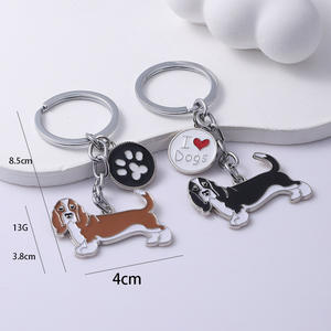 Llavero con Etiqueta para Mascotas, Perro Salchicha, Corgi, Basset Hound, Accesorio para Bolsa, Colgante Pequeño - Product Image 4