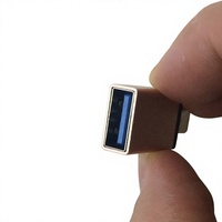 Adaptateur OTG USB-C vers USB 3.0 en métal 3.0U pour téléphone portable, ordinateur portable, PC