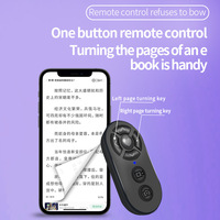 Haute qualité Mini télécommande sans fil Selfie caméra fonction personnalisée courte lecture vidéo Page tournant en ABS Durable