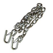 Chaîne de sécurité pour remorque soudée de qualité supérieure, grade G70, haute résistance, avec crochet en S, en acier galvanisé, fabrication OEM - Product Image 4