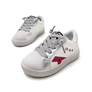 Lentejuelas estrella bebé calzado Niña Zapatos casuales venta al por mayor moda Otoño deporte niños zapatos personalizados planos <span class=keywords><strong>niño</strong></span> niños zapatillas <span class=keywords><strong>blancas</strong></span> - Product Image 2