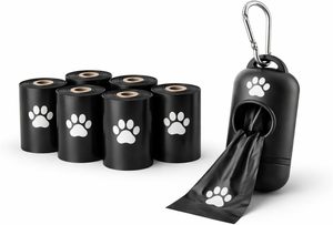 Sacs à déjections canines durables, anti-fuites, extra épais, écologiques, non parfumés, rouleaux de recharges pour sacs à crottes de chien, adaptés à toutes les tailles de chiens - Product Image 2