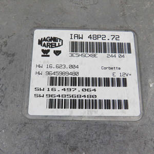 Centralina Motore ECU 9645989480 IAW48P2.72 Citroen C3 Mk1 2002-2010 (54835) - Product Image 3