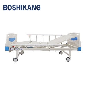 Больничная койка для пожилых людей ручная койка для комфорта и удобства для дома или учреждений по уходу металлический материал Больничная койка - Product Image 4