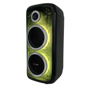 Altavoz <span class=keywords><strong>de</strong></span> <span class=keywords><strong>Karaoke</strong></span> RGB Dual <span class=keywords><strong>de</strong></span> 8 Pulgadas, 80W <span class=keywords><strong>de</strong></span> Potencia, Micrófono Inalámbrico para DJ, Bodas, Festivales, Alquiler para Exteriores, Sistema <span class=keywords><strong>de</strong></span> Sonido Profesional - Product Image 2