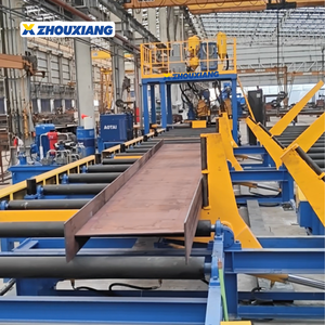 Ligne de production de soudage horizontal pour poutres en acier en forme de H - Product Image 1