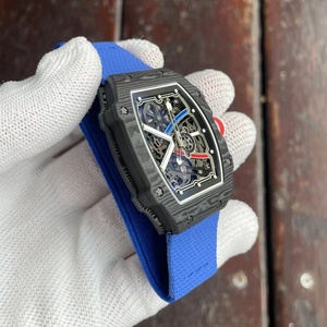 <span class=keywords><strong>น</strong></span>าฬิกาข้อมือผู้ชายคุณภาพสูง หน้าปัดเปลือย รุ่น Rm 67-02 สีดำฝรั่งเศส ขนาด 7.8 มม. <span class=keywords><strong>น</strong></span>้ำหนัก 35 กรัม สายยางยืดสีน้ำเงิน <span class=keywords><strong>น</strong></span>้ำหนักเบา เหมาะสำหรับเล่<span class=keywords><strong>น</strong></span>กีฬา - Product Image 4