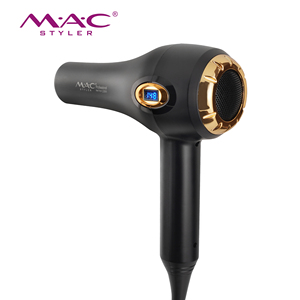 Sèche-cheveux ionique à moteur AC avec buse concentratrice 2200W, pliable, qualité salon, pour usage domestique et hôtelier, marque privée - Product Image 3