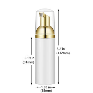 Botella de Espuma Limpiadora de Lujo Mini PET de 1oz 50ml 100ml, Botella con Bomba de Espuma Cosmética, Botella de Champú para Lavado de Manos y Limpiador Facial - Product Image 2