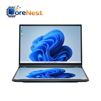 Portátil CoreNest de 14 Pulgadas con Pantalla Táctil Dual, Intel Core I7 1270P, Teclado Magnético, para Oficina y Negocios