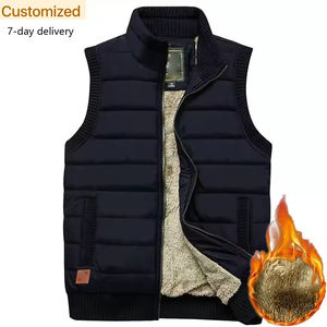 Gilet di tela foderato in <span class=keywords><strong>pile</strong></span> Multi tasche gilet di pesca personalizzato caccia escursionismo piumino per uomo giornalista macchina fotografica uomo - Product Image 1