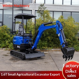 Mini-excavatrice sur chenilles pour l'agriculture, les travaux ménagers, la rétrocaveuse à bras inversé, le déchiqueteur de sol pour vergers, fabrication - Product Image 1