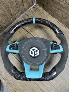 <span class=keywords><strong>Volant</strong></span> personnalisé Volante Lenkrad carbone Paddle demi Alcantara LED pour <span class=keywords><strong>Mercedes</strong></span> W205 W221 Gle coupé W166 C292 W463 W447 <span class=keywords><strong>Vito</strong></span> - Product Image 2