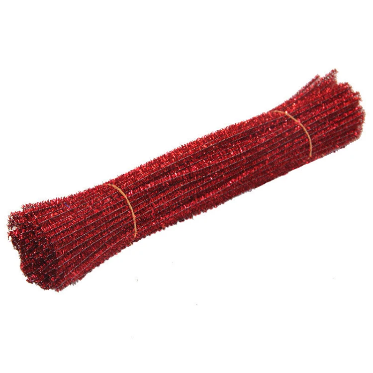 Craft Kids DIY Art Craft Supplies Assorted Colors Pipe Cleaners Glitter Pipe Cleaners Chenille Stems