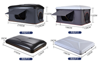 6EXP.TENT.RF.FX.21 Tente de toit à coque dure Accessoire extérieur de camping-car qui convient à toutes les voitures pour le camping et les voyages