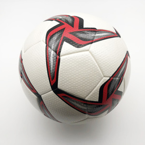 Ballon de Football Taille 4 Football <span class=keywords><strong>Futsal</strong></span> Imprimé Football Intérieur PU Laminé Faible Élasticité Ballon de Football Fondu - Product Image 5