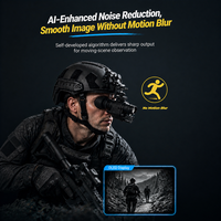 Monokuler Visi Malam Digital Taktis untuk Berburu PVS14 NVG Gen2+ FOM1600 Tahan Air Jangkauan Jauh 1KM