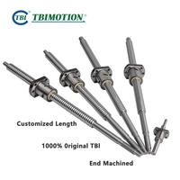 Taiwan C3 C5 TBI SFU2005 vis CNC roulement à billes écrou Kit de plomb ensemble d'usinage SFU2005 1500mm filetage 30mm 25mm vis à billes vis à billes