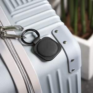 TILONSTAR TA100 Accessoires de voyage : Étui de protection en cuir intelligent pour AirTag, support de localisation, porte-clés anneau pour voiture - Product Image 5