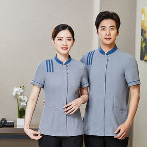 Uniforme du personnel d'entretien ménager vêtements de travail vêtements de femme de ménage réceptionniste uniforme d'hôtel - Product Image 2