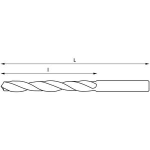 Fervi Helical Cylindrical <b>Drill</b> <b>Bit</b> L Length I Diameter - Product Image 1