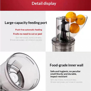 500W <b>Blender</b> for Kitchen Fruit Mixers, <b>Portable</b> Juicer Machine, Residue Separation Filter Orange Maker Stainless Steel Construct - Product Image 2