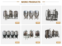 Fournisseur de bière, réservoir de fermentation de bière de 1000l 10BBL, réservoir de fermentation conique, équipement de fermentation