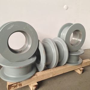 Poulie de levage de câble métallique de grand diamètre de poulie de courroie en V de câble métallique de roue pour la barre de <span class=keywords><strong>Kelly</strong></span> de plate-forme de forage rotatoire - Product Image 1