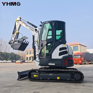 Hoogpresterende 3,5 ton mini-graafmachine met <span class=keywords><strong>Yanmar</strong></span>-motor, rupsbanden, geschikt voor graafwerkzaamheden, pijpleidingen leggen, landbouwwerkzaamheden, fabrieks prijs. - Product Image 3