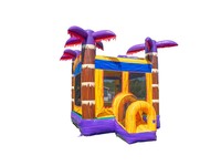Château gonflable sur le thème des chutes de lave 13x13x15 pieds, château gonflable commercial pour enfants, charge maximale 205 livres pour location événementielle