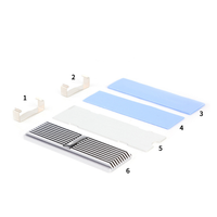 Radiateur en aluminium M.2, coussin de refroidissement, gilet de refroidissement pour disque SSD NVMe NGFF M.2 2280