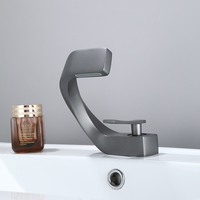 Robinet en or rose Mélangeurs de lavabo pour salle de bain Robinets de lavabo en laiton chaud et froid en or