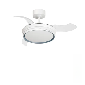 Ventilador de Techo Invisible con Luz LED de 6 Velocidades para Comedor y Dormitorio, Gran Flujo de Aire, Hierro, DC, para el Hogar, con Correa de Velocidad - Product Image 1