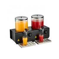 Réservoir de stockage de liquides en acier inoxydable, distributeur de jus chaud commercial avec robinet à isolation thermique pour buffet de petit-déjeuner d'hôtel, qualité alimentaire