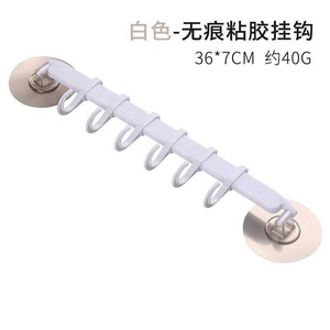 Strong Adhesive <strong>Hooks</strong> Kitchen Wall <strong>Hooks</strong> <strong>6</strong> Rows of Creative Corner Bathroom Nail-Free Hangers Hangers <strong>Hooks</strong> - Product Image 4
