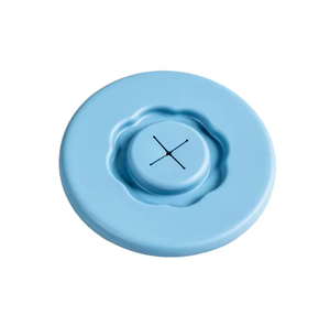 <b>Silicone</b> Cup Lid with Star Straw Hole | 95mm Diameter Universal Leak-proof & Dust-proof Soft Lid - Product Image 3