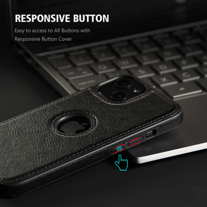 <span class=keywords><strong>Cover</strong></span> <span class=keywords><strong>Protettiva</strong></span> Posteriore in Pelle PU Retrò con Cuciture per <span class=keywords><strong>iPhone</strong></span> 7 a 17 Pro Max, Custodia Morbida per Telefono - Product Image 4