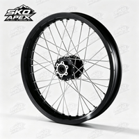 Roues Supermoto Surron LBX 17 pouces noires, ensemble pour la conduite urbaine, compatibles avec les motos électriques Talaria et 79Bike