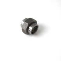 Raccord de tuyauterie haute pression forgé en acier au carbone ASTM A105 DN25 Classe 3000 Union filetée