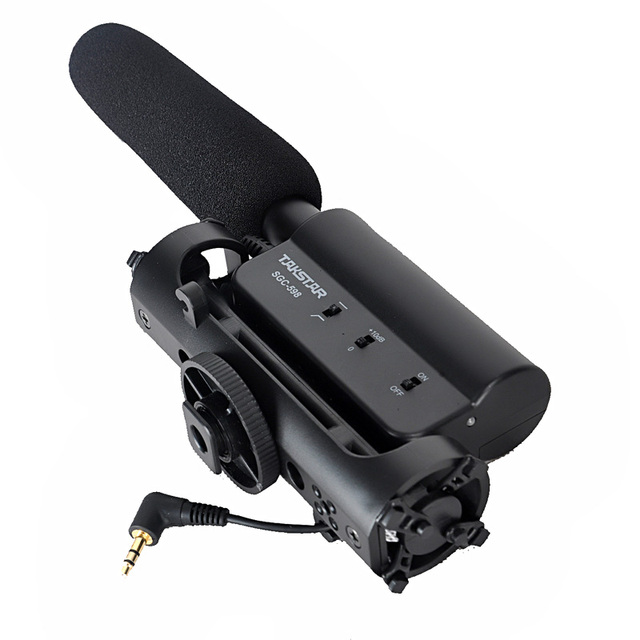 SGC-598 Condenser Photography Recording Interview Microphone for Camera DSLR DV