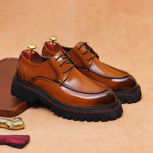 Botas de Cuero Genuino para Hombre, Diseño Clásico, Otoño-Invierno 2025, Cómodas, Impermeables, Antideslizantes, Estilo Slip-On, DSYX - Product Image 3