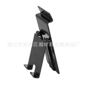 ที่วางโทรศัพท์แบบมีร่องสำหรับ iPhone 17 Pro สีดำ วัสดุเหล็ก ป้องกันการลื่น พร้อมขายึด - Product Image 2