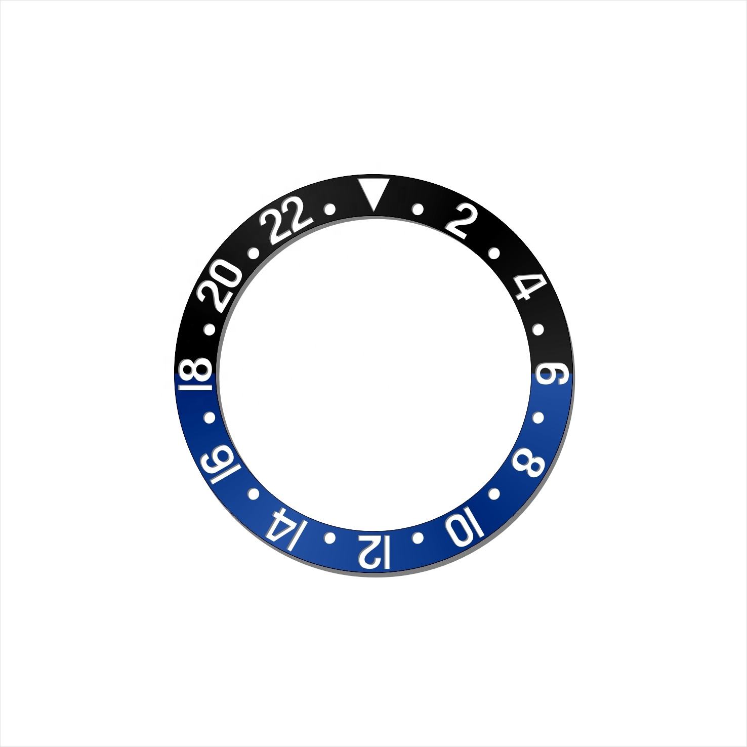 Watch Case Spare Parts Bezel Insert Replacement for GMT SKX007