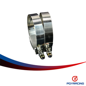 Stainless Steel 304T Exhaust Pipe <b>Clamp</b> 2.75 Inch 73-81mm Heavy Duty For Silicone Turbine Hoses - Product Image 5