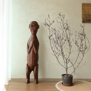 Decorazione per la Casa in Legno Massello Fatto a Mano, Stile <span class=keywords><strong>Etnico</strong></span> <span class=keywords><strong>Africano</strong></span> Retrò Creativo - Product Image 2